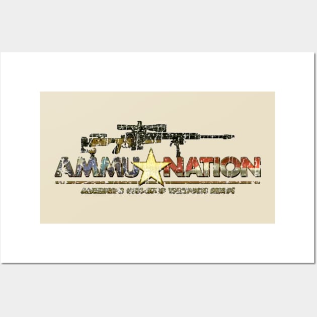 Vintage Gta Ammu-Nation 1963 Wall Art by Tivanatee